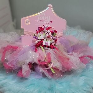 Birthday Girl 2pc set TUTU skirt with headband - 12-18M